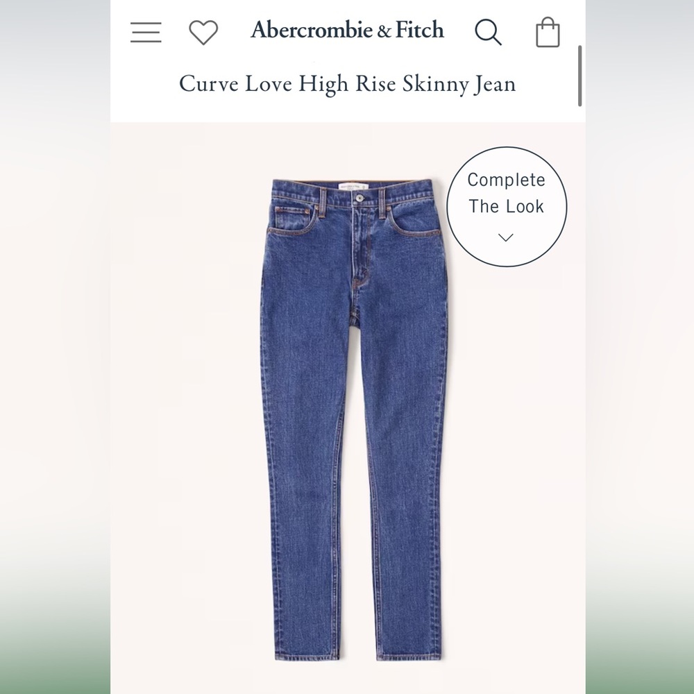NWT Abercrombie curve love